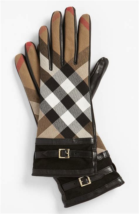 burberry nova check gloves|burberry nova check print.